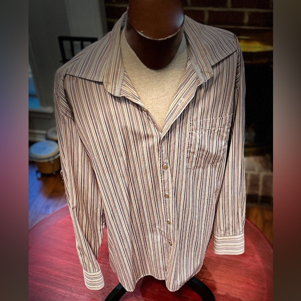 Tommy Hilfiger striped button dress shirt